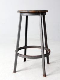 vintage industrial stool
