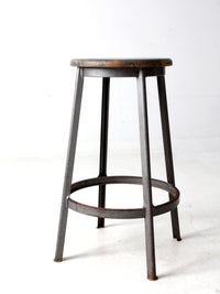 vintage industrial stool