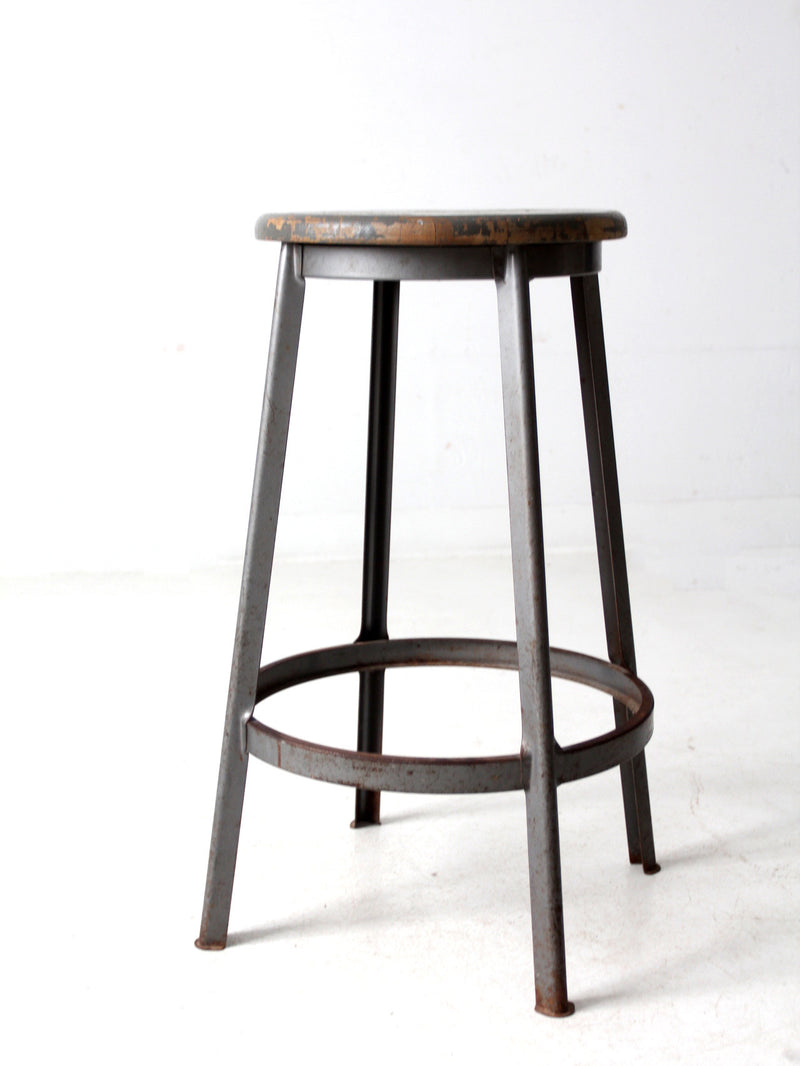 vintage industrial stool