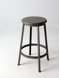 vintage industrial stool