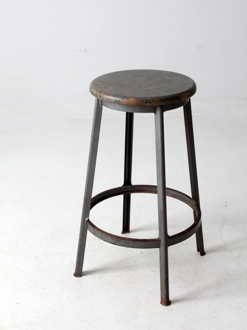 vintage industrial stool