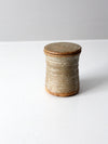 vintage studio pottery jar