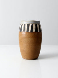 vintage handmade studio pottery vase