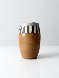 vintage handmade studio pottery vase