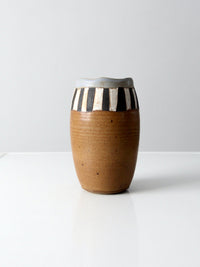 vintage handmade studio pottery vase