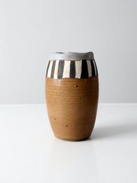 vintage handmade studio pottery vase