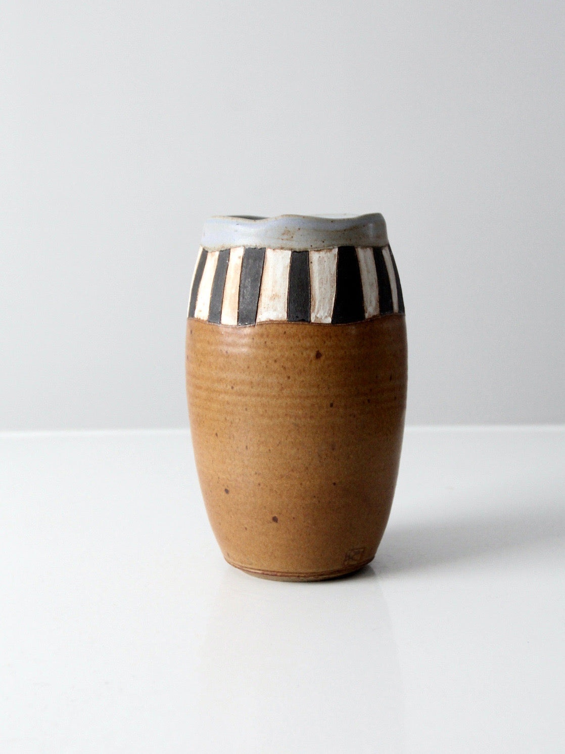 vintage handmade studio pottery vase