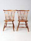 vintage Windsor dining chairs pair