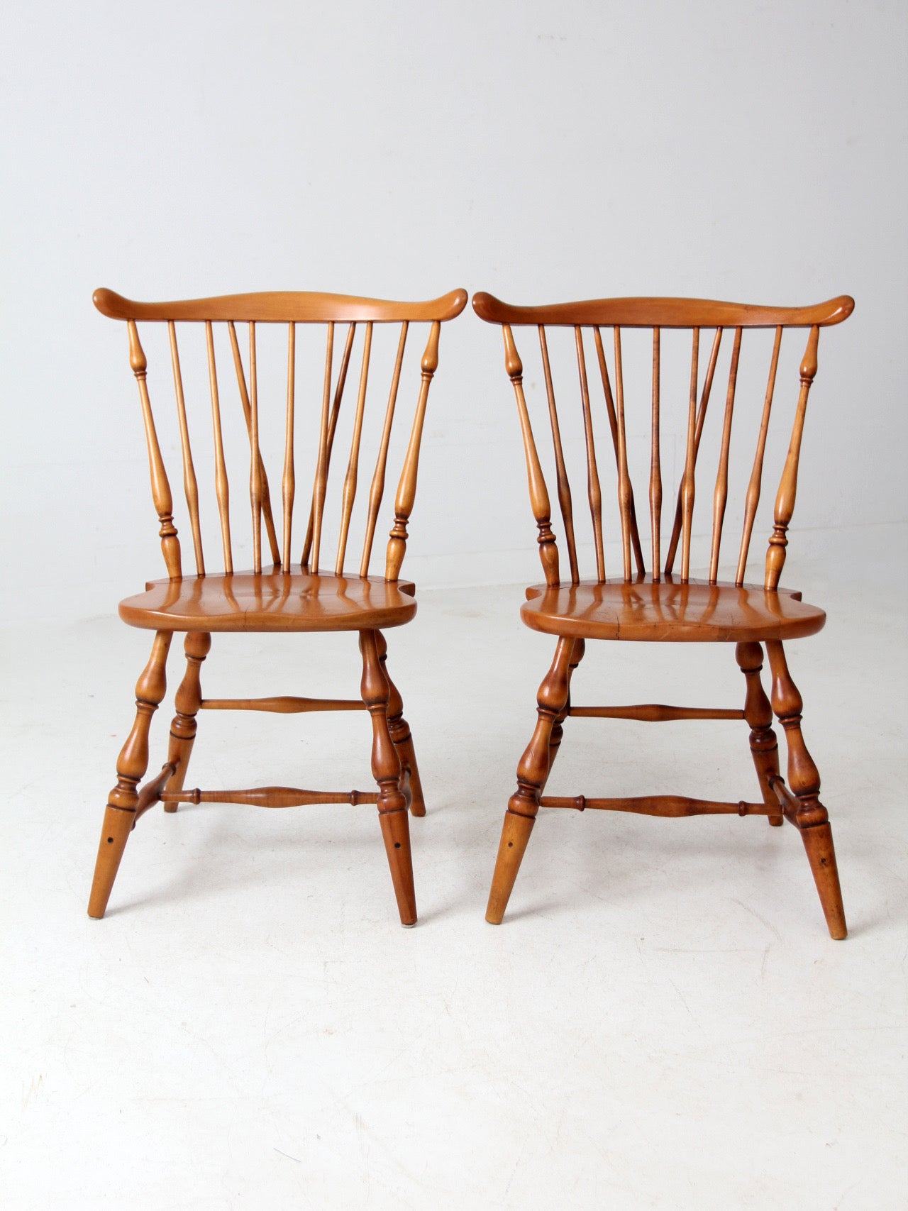 vintage Windsor dining chairs pair