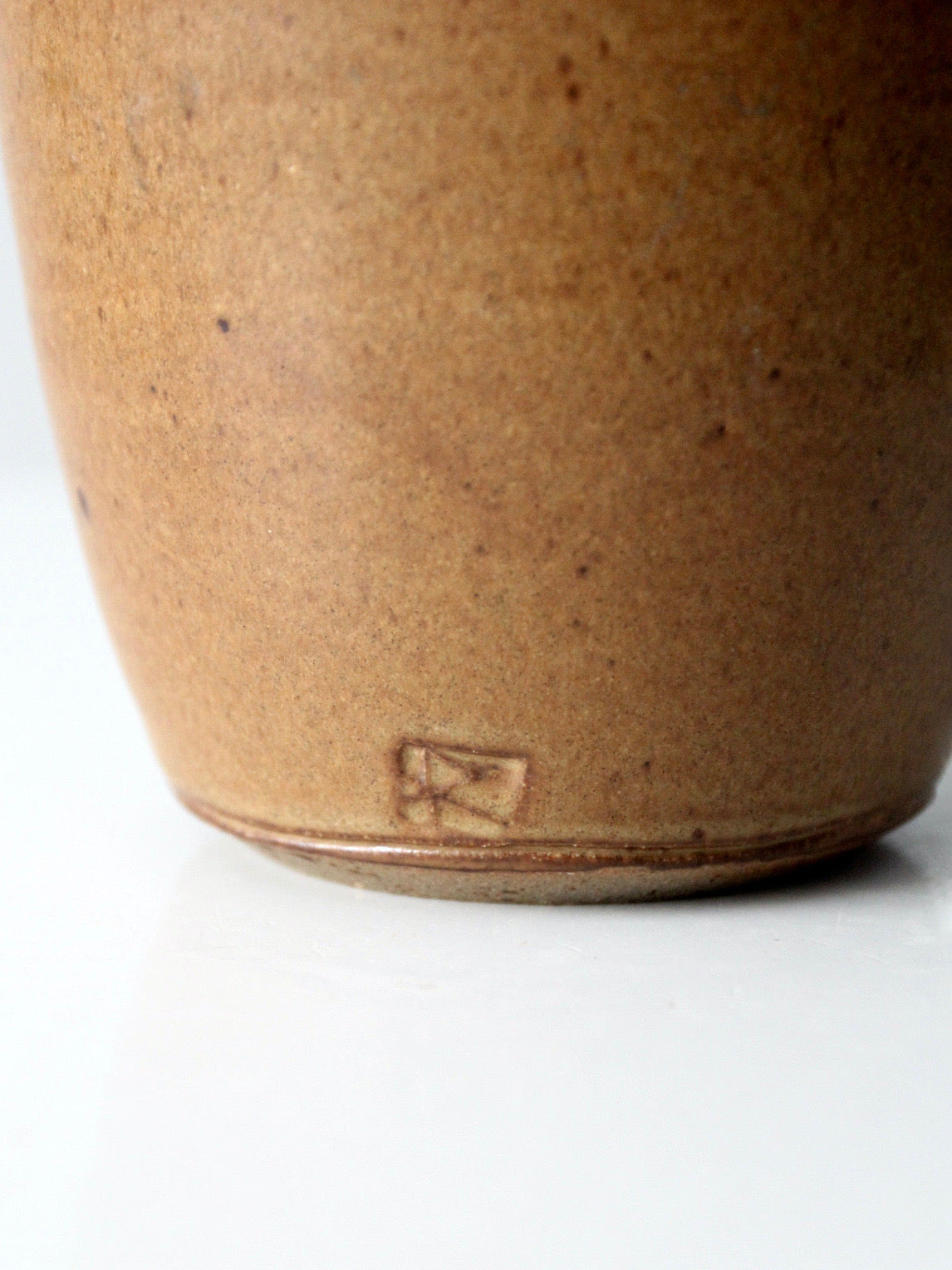 vintage handmade studio pottery vase