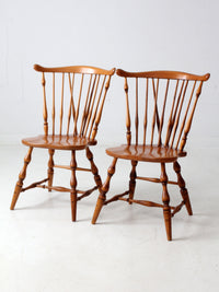 vintage Windsor dining chairs pair