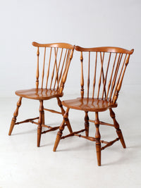 vintage Windsor dining chairs pair