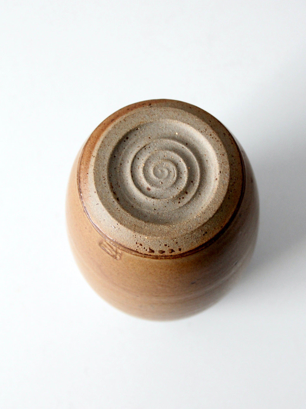 vintage handmade studio pottery vase