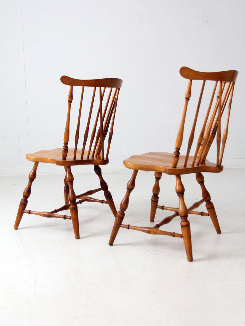 vintage Windsor dining chairs pair