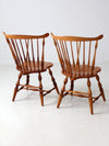 vintage Windsor dining chairs pair
