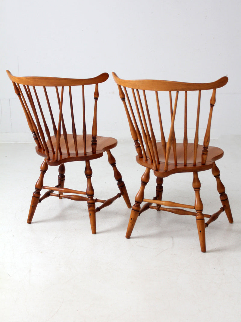 vintage Windsor dining chairs pair