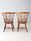 vintage Windsor dining chairs pair