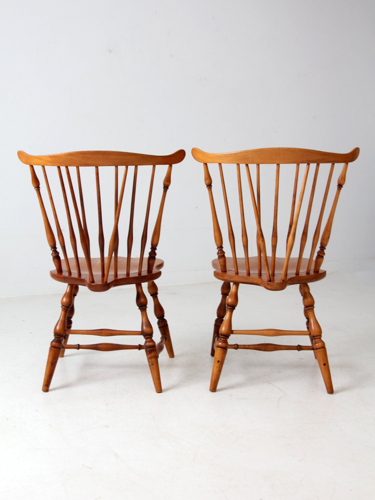 vintage Windsor dining chairs pair