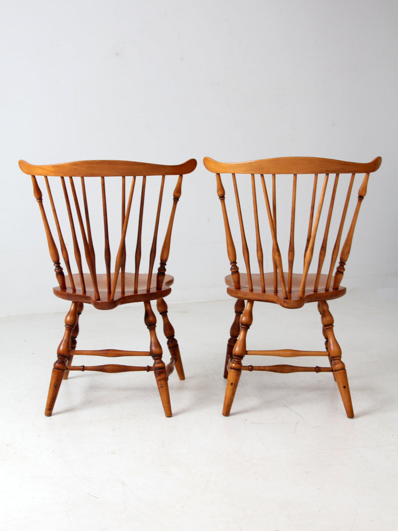 vintage Windsor dining chairs pair