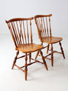vintage Windsor dining chairs pair