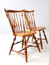 vintage Windsor dining chairs pair