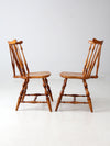 vintage Windsor dining chairs pair