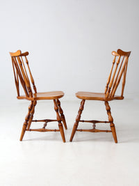 vintage Windsor dining chairs pair