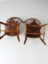 vintage Windsor dining chairs pair