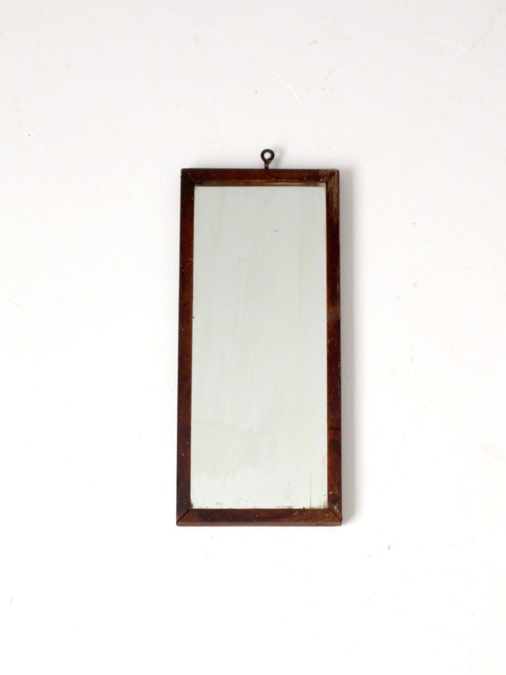 antique primitive double reflection mirror