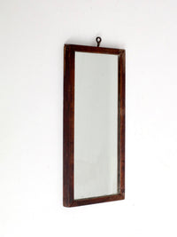 antique primitive double reflection mirror
