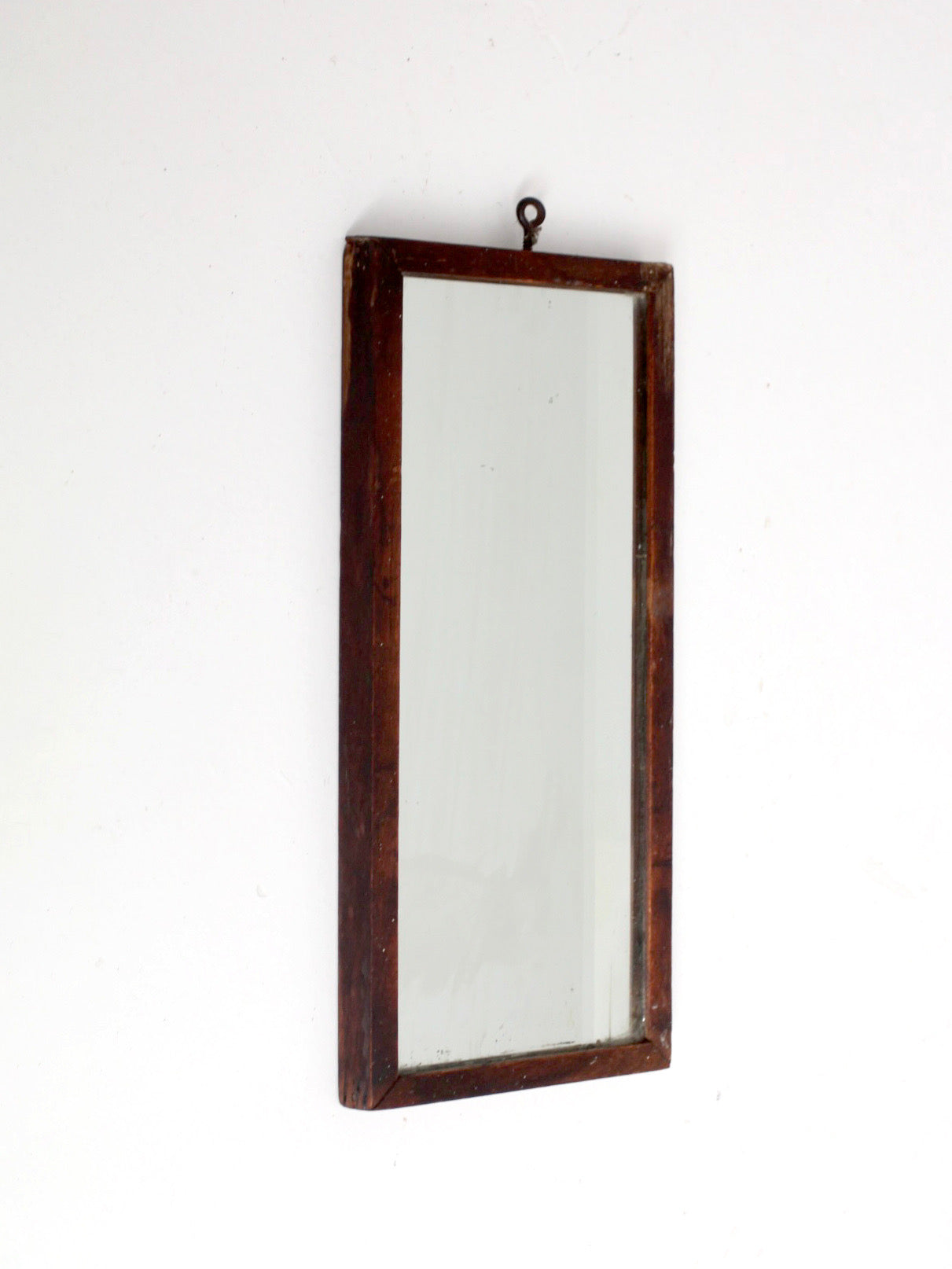 antique primitive double reflection mirror