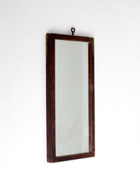 antique primitive double reflection mirror