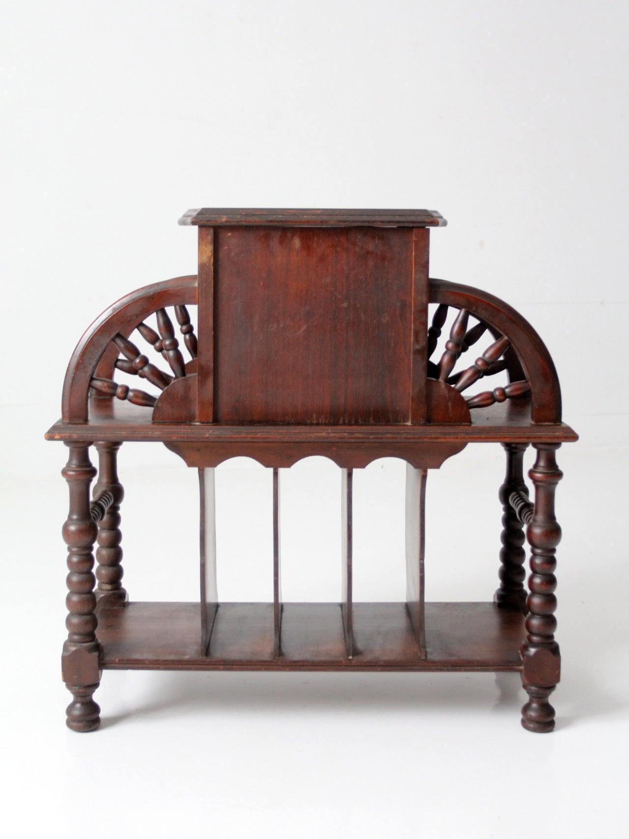 antique humidor smoking stand