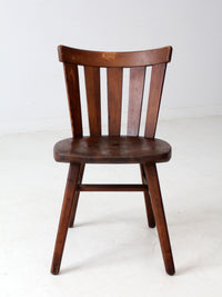 antique pine chair