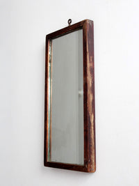 antique primitive double reflection mirror