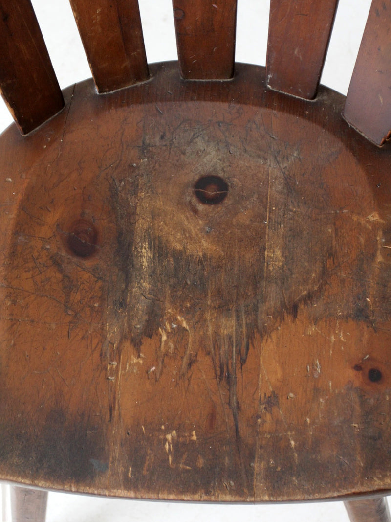 antique pine chair