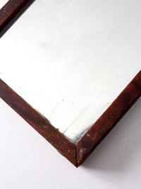 antique primitive double reflection mirror