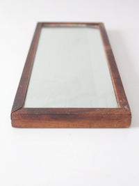 antique primitive double reflection mirror