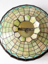antique glass chandelier pair