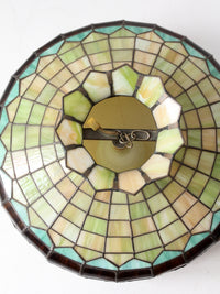 antique glass chandelier pair