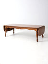 mid-century drop leaf coffee table