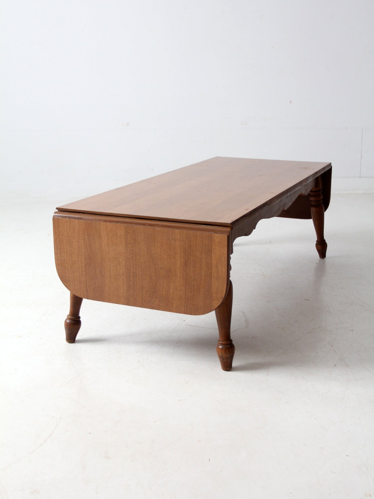 mid-century drop leaf coffee table