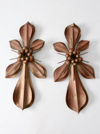 Global Views fleur di lis wall sconces pair