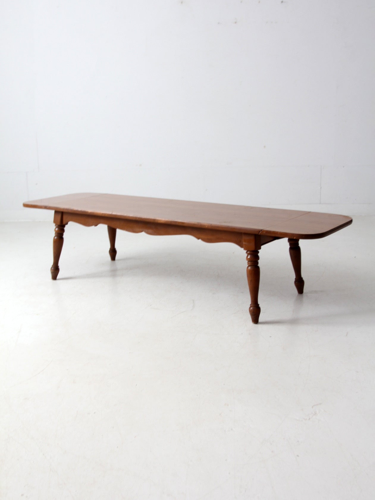 mid-century drop leaf coffee table