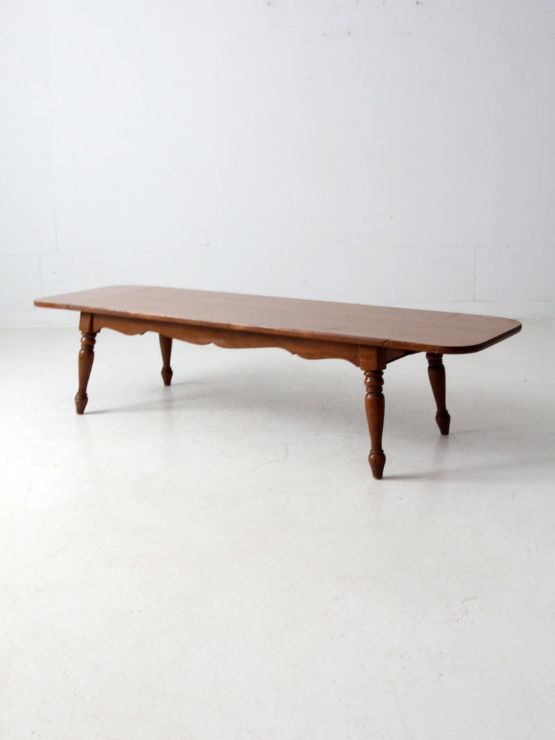 mid-century drop leaf coffee table