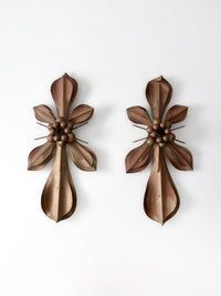 Global Views fleur di lis wall sconces pair