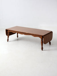 mid-century drop leaf coffee table