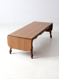 mid-century drop leaf coffee table