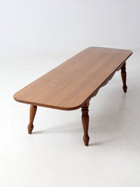 mid-century drop leaf coffee table