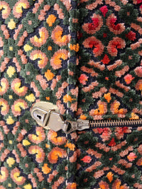 1960s Carry-All by Munro cut velvet jacquard wig case